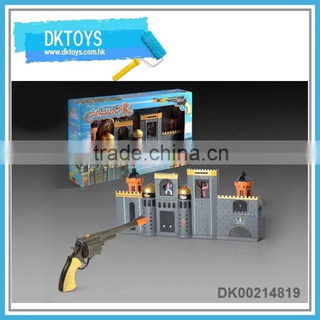 BO infrared toy gun with castle BO shooting game