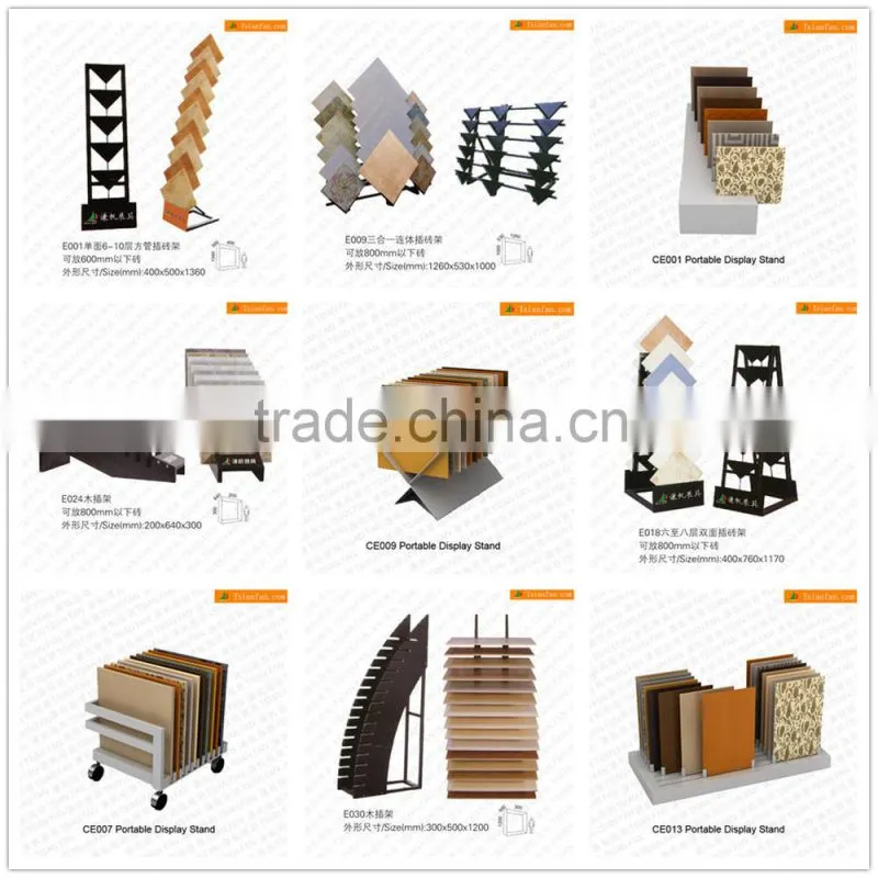 E002--OEM stone tile exhibition stand