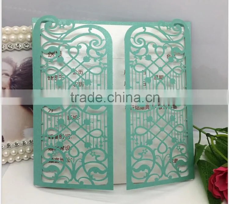 High quality invitations card for wedding