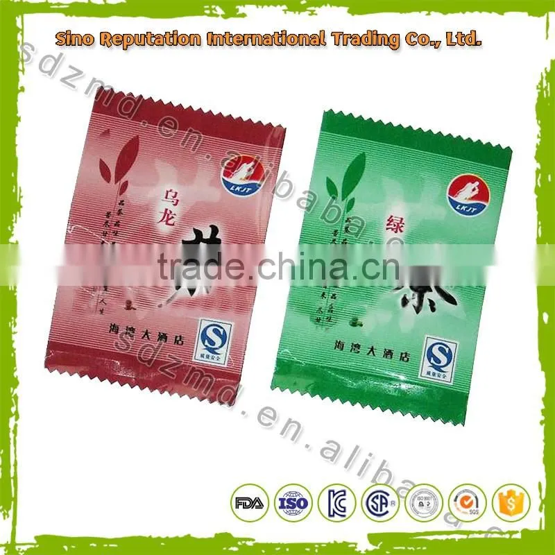 Good quality plastic tea bags with window on hot sale