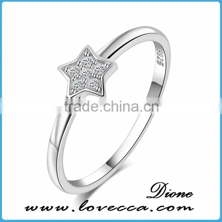 Fashion Design Men Engagement Ring 925 Silver Ring 925 silver ring diamond