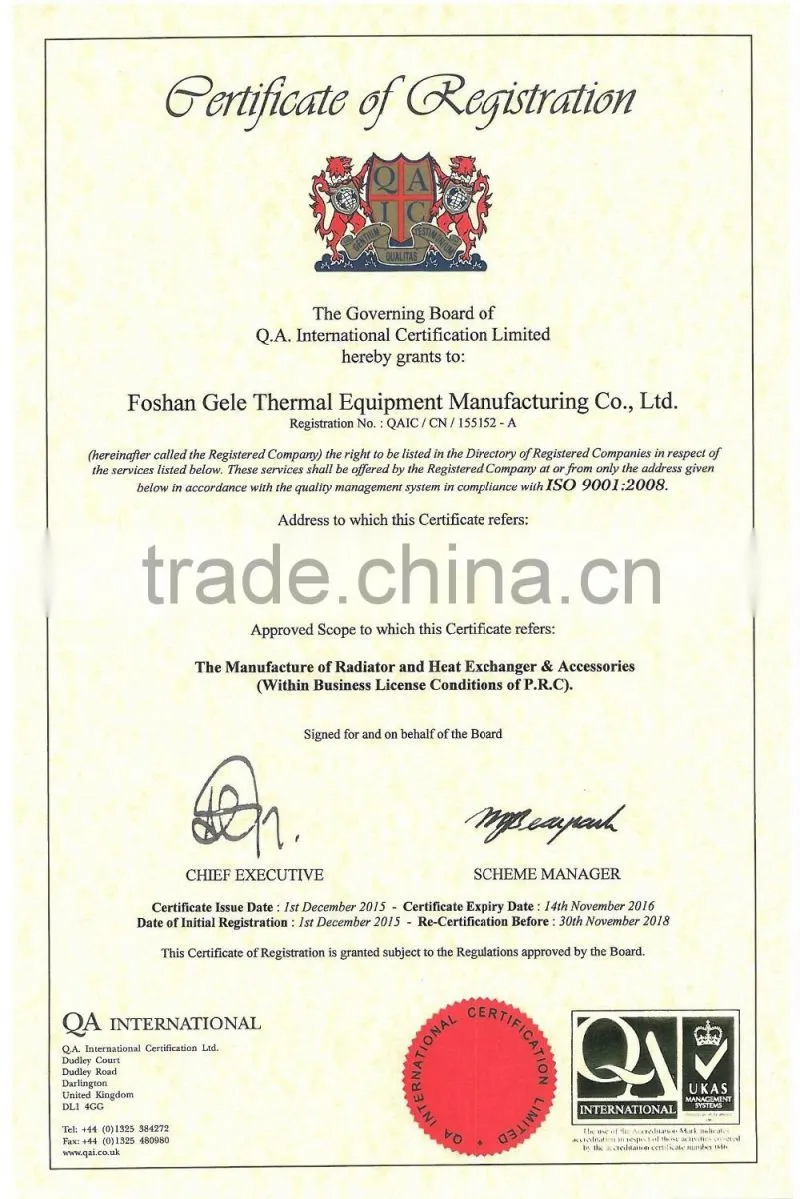 China Manufacturer High Frequency Welding Finned Tube Heat Exchanger Air Heat Exchanger Aluminum Fin Heat Exchanger