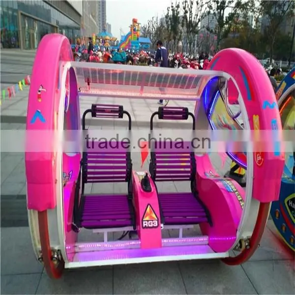 Funfair rides indoor / outdoor playground amusement equipment happy racing car for sale