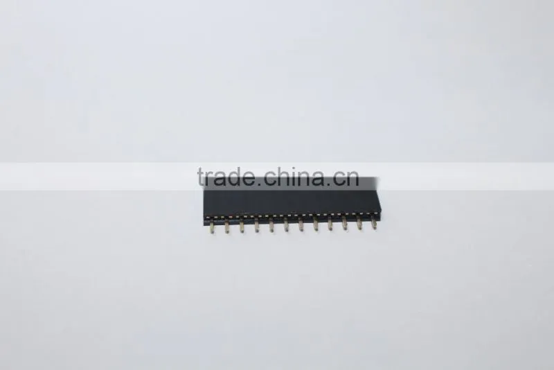 2.54mm single row straight Female header 12 pin