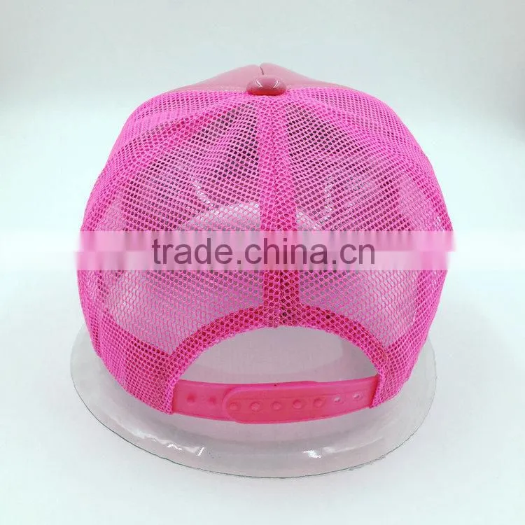 custom design you own trucker hat PU leather
