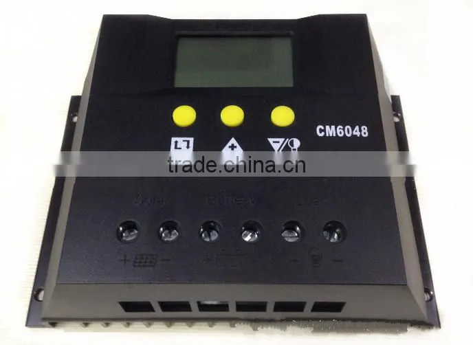 CM6048 48V solar panel charge controller 60A PWM charge mode Regulator Controller