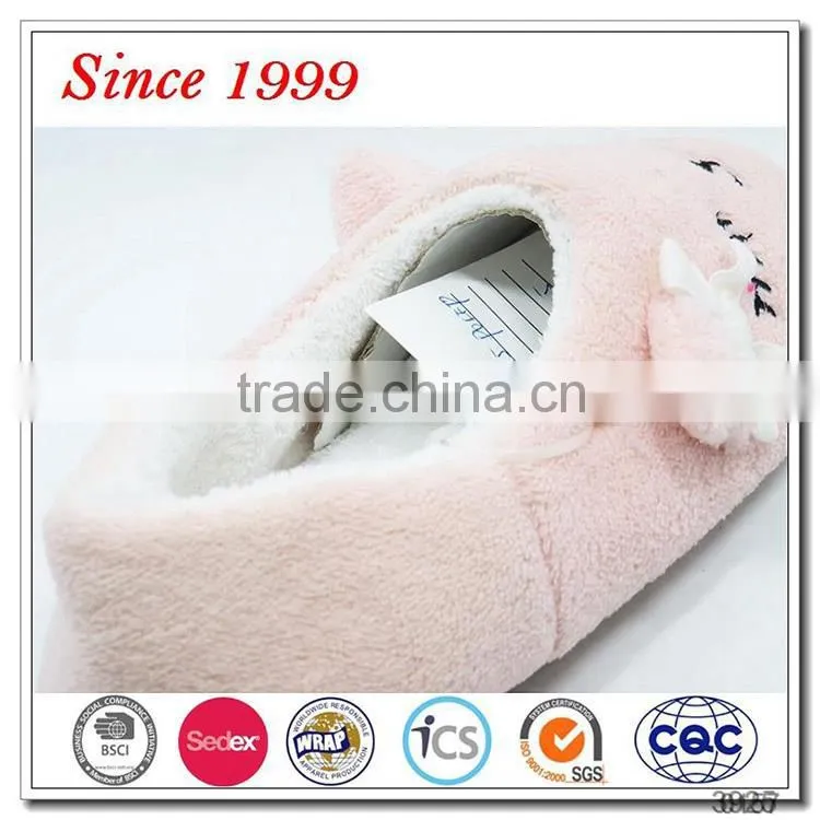 hot sale good quality plush angry emoji slipper for kids