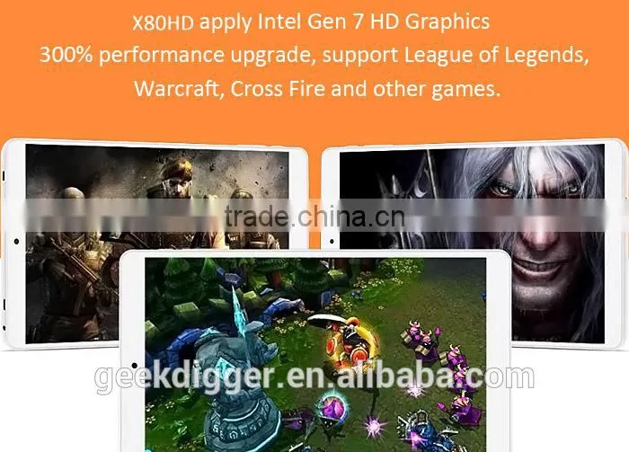 Teclast X80HD 8 inch Win 10 + Android 4.4 Tablet PC Intel Z3735F 1.33GHz 2G+3GB WiFi Bluetooth 4.0