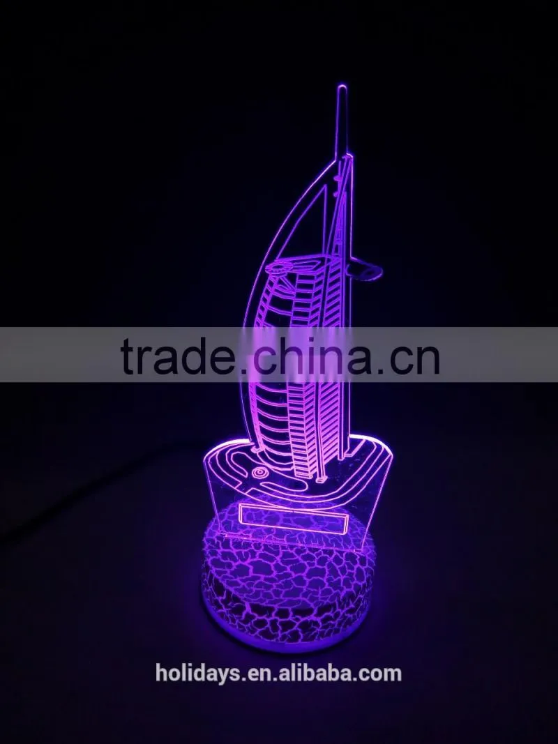 JM-3D07 yiwu jiumei seven color 3d led night light baby