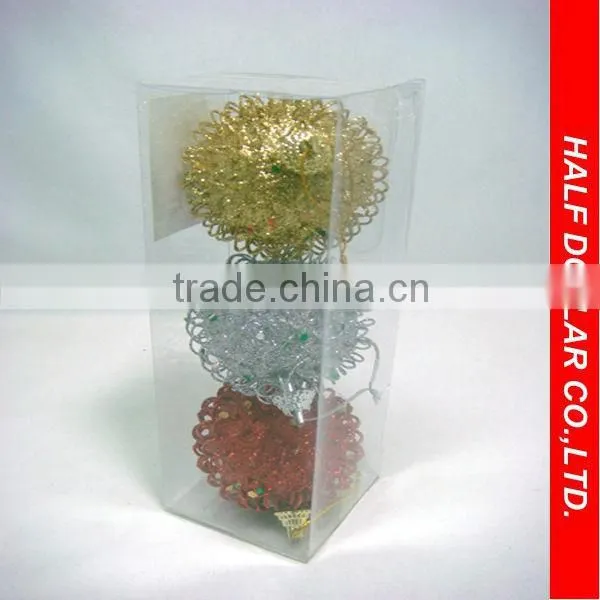 2014 Christmas Ornament , Christmas Decoration For Plastic Ball Hanging/3 Balls Each Set