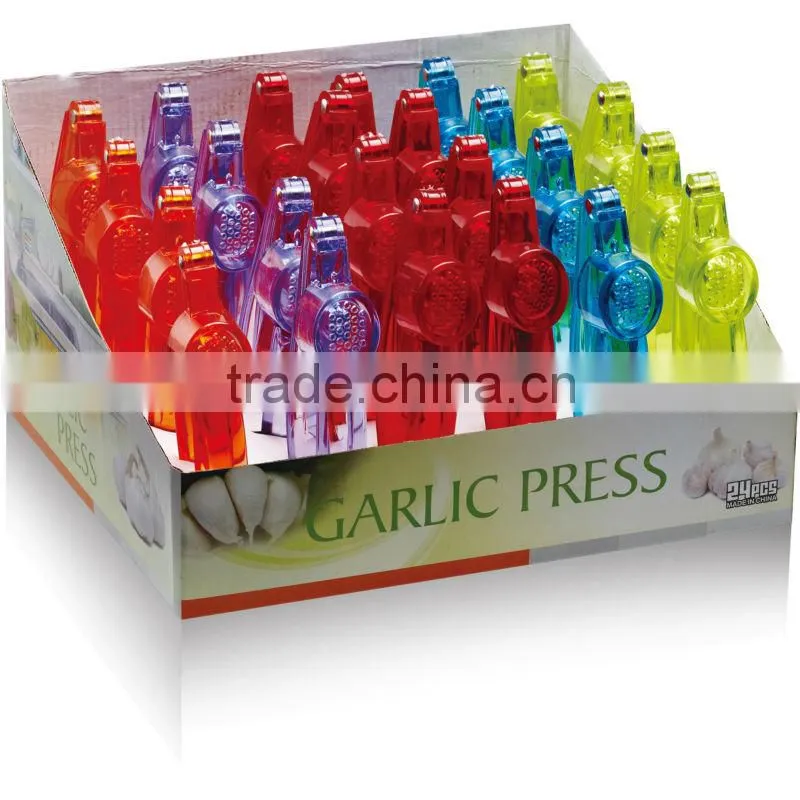 Plastic garlic press peeler-Kitchenware gadget cooking tools household