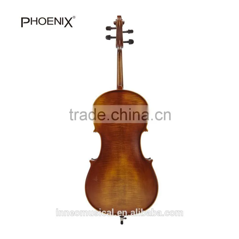 High Grade Flamed Maple Cello With Good Quality