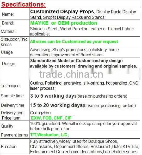 Professional dsign reasonable price with high quality Four layers Clear Acrylic Wallet display stand