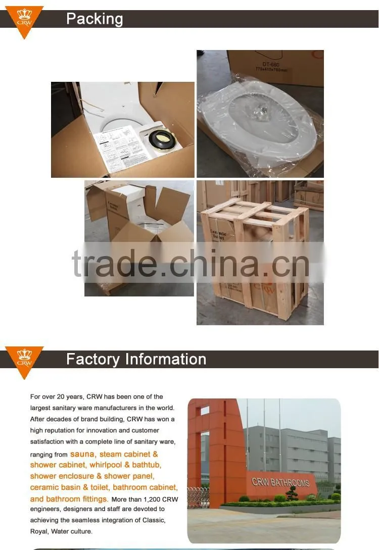 CRW HB3645 Luxurious Toilet Bathroom