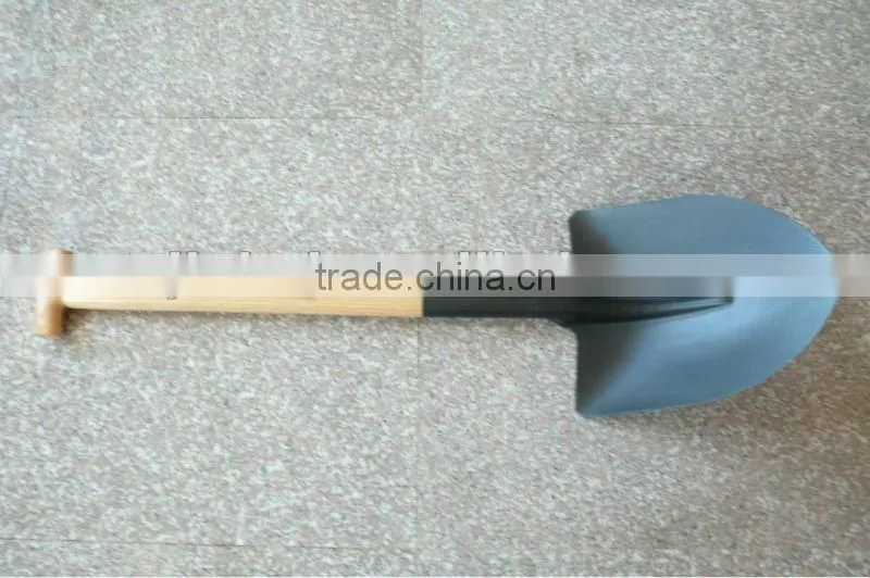 Big Black Round Head Garden Shovel & Spade S518-4T