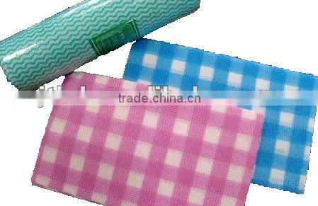 Disposable spunlace nonwoven perforated wiping cleaning cloth Roll