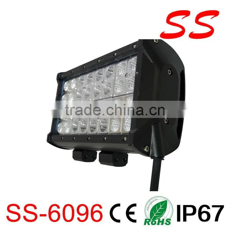 36w/72w/108w/144w/180w/216w quad row led light bar,4 rows led lightbar