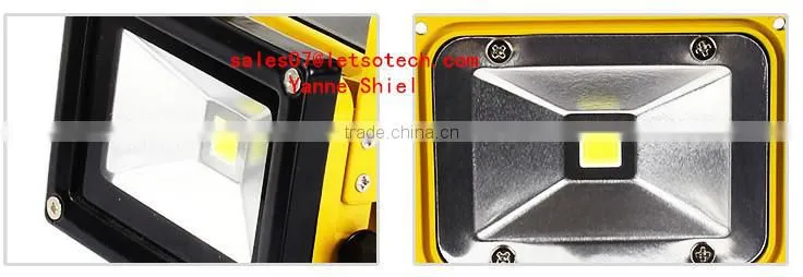 20w 30w 40w 50w battery powered 10w flood led light portable flood light pack12v led flood lamp for outdoor camping and fishing