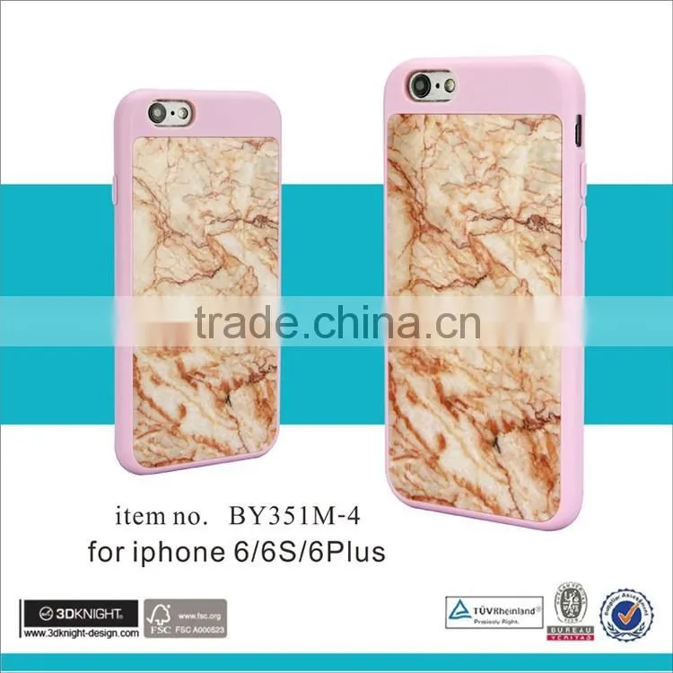 Factory Wholesale Shockproof Case For iPhone 6 Marble Phone Case