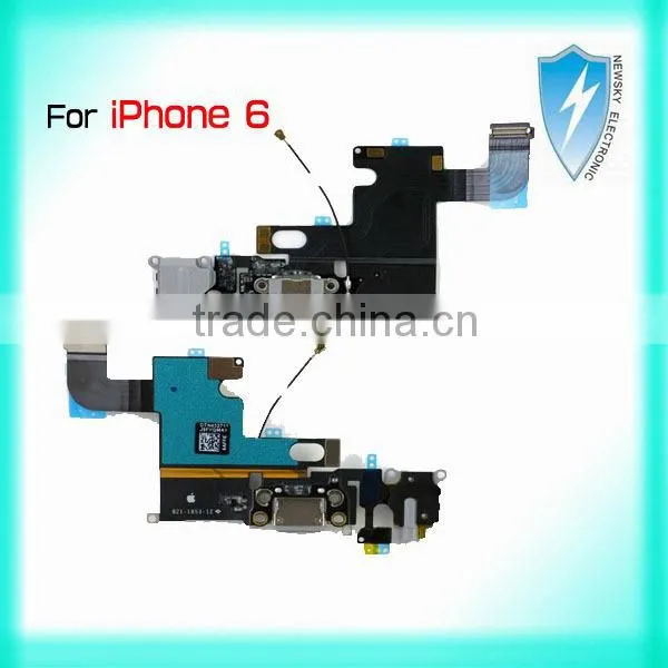 Charging port Flex For Iphone 6 , For Iphone 6 Dock Flex Cable , For IPhone 6 Repair Parts