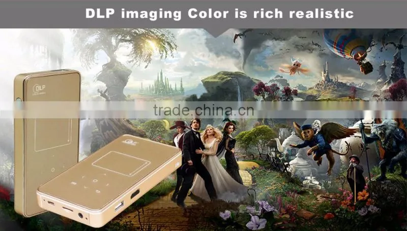 120Ansi Lumens bluetooth battery operated wifi projector