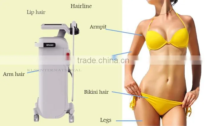 Painless depilation machine