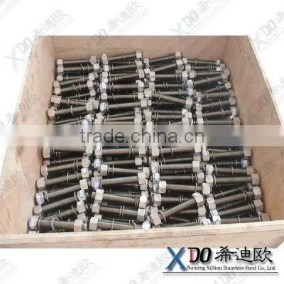 Inconel625 UNS N06625 stainless steel full thread stud bolt M6 to M8