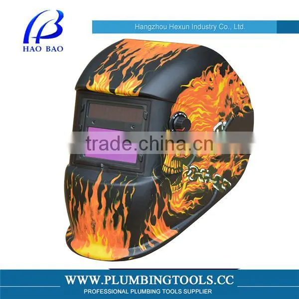 HX-TN05 Hot sale EN379 auto darkening arc welding mask Welding helmet protection welding mask EN379 skull