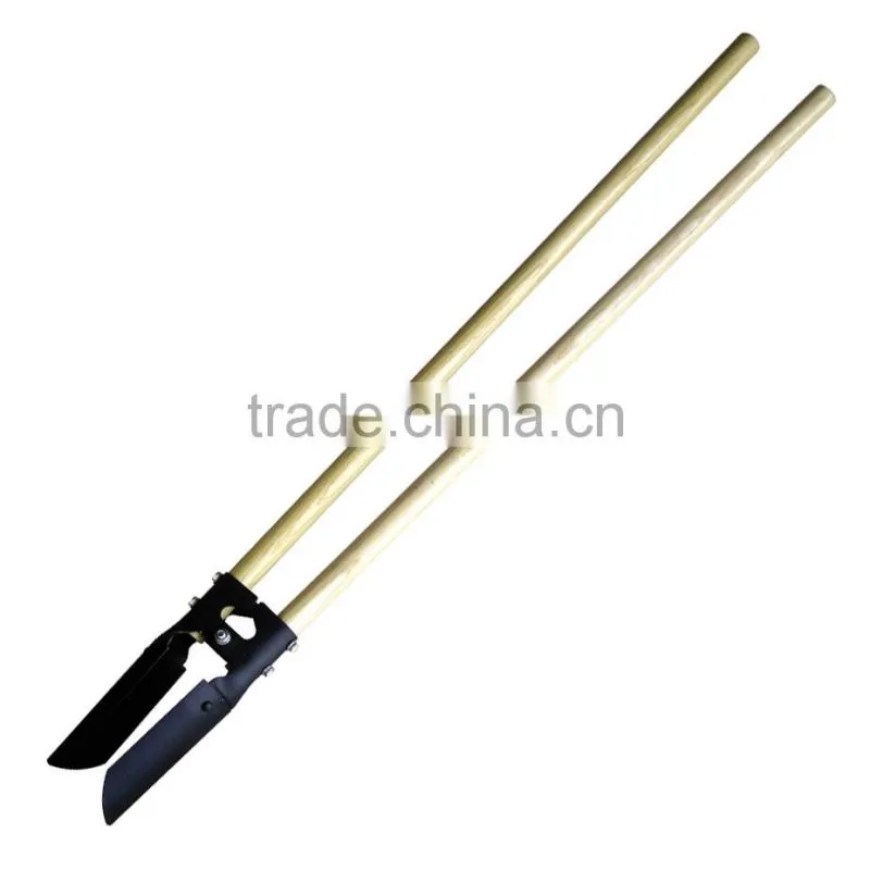 China factory Anti-Slip Grip green carbon steel American post hole digger transplant tools