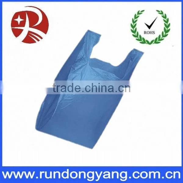 Printed plastic vest bag with customer design