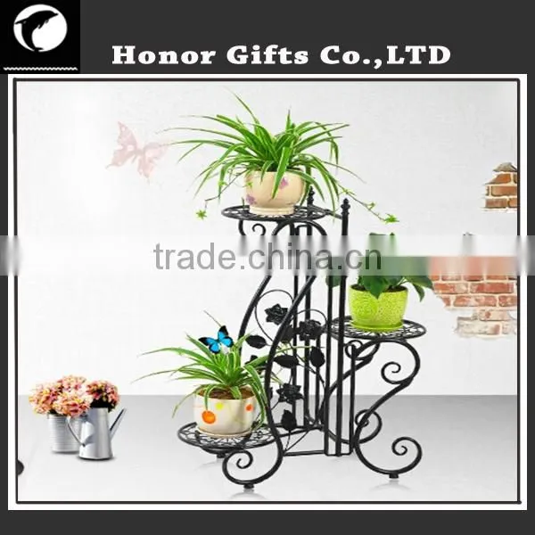 Elegant Arch Design Garden Planter Shelf