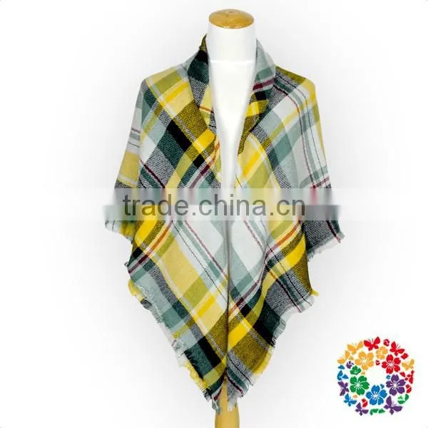 Turkish Pashmina Shawl Red Plaid Winter Shawl Kids Latest Design Shawl