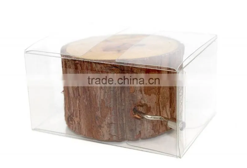 Wooden Music Box, Natural Wood Stump Music Box, Eco-friendly Music Box for Kid Gift