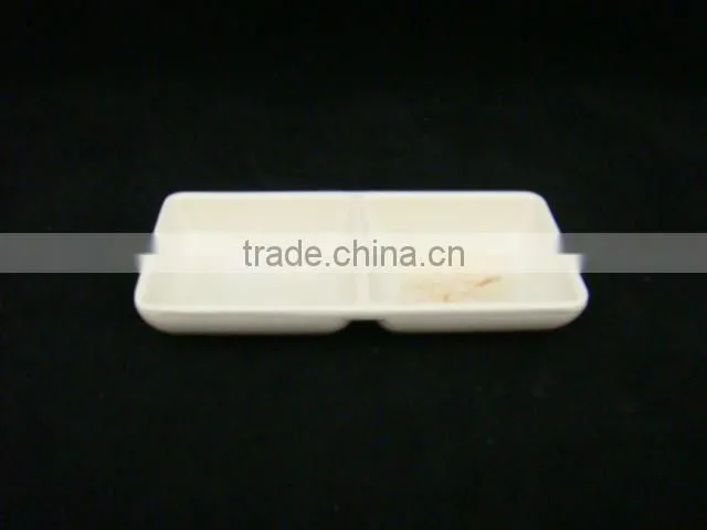round melamine sauce dish