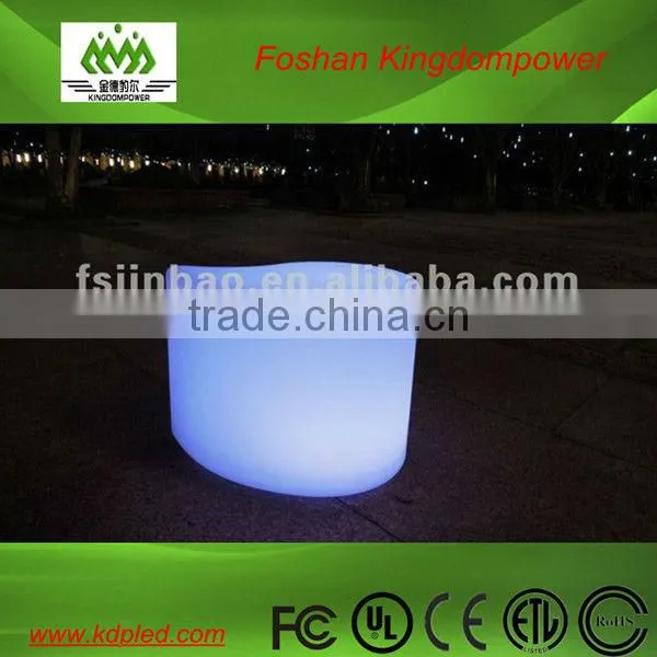 color changing outdoor plastic led chair