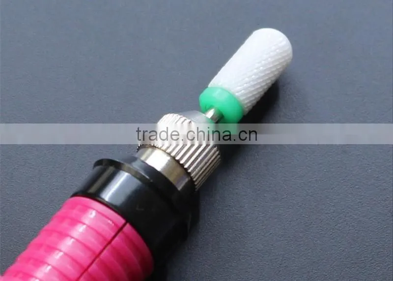 Nail Head Diameter 6.5MM Barrel Balll Total Length 40MM White Ceramic Burr White 1 Piece