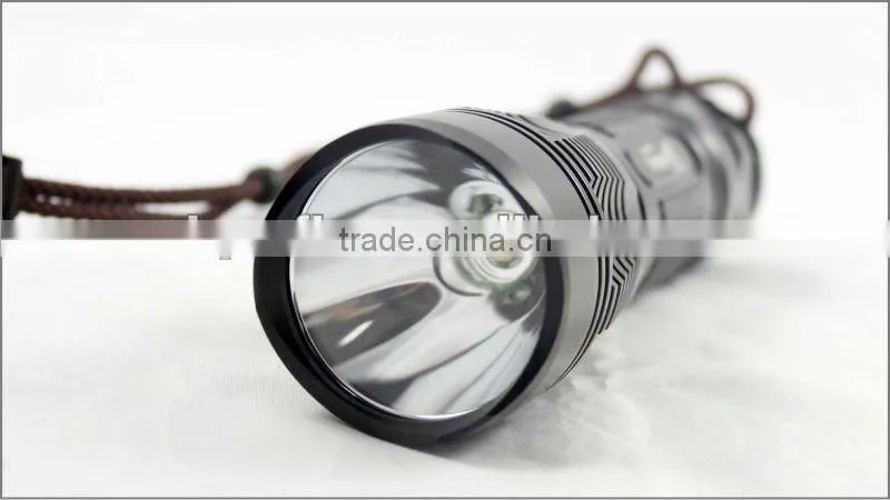 UniqueFire Cree XML-T6 Flash light High Power 1000 lumens 26650 Cree Led Flashlight of Gift set