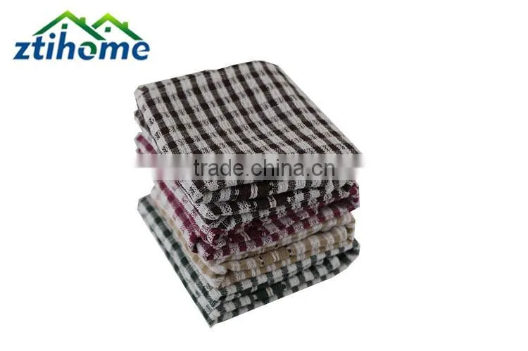 Kitchen Towels Checkered Windowpane large size 100% Cotton Cleaning Cloth for multi-use