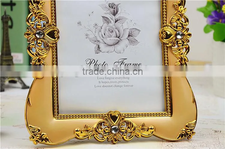 Classical Creative Photo Picture Frame Modern Design With Gold or Silver Plastic Photo Frame