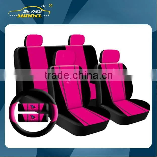 Plush Material 15pcs Set Zipper Cover Seat Cover with Multi Pockets