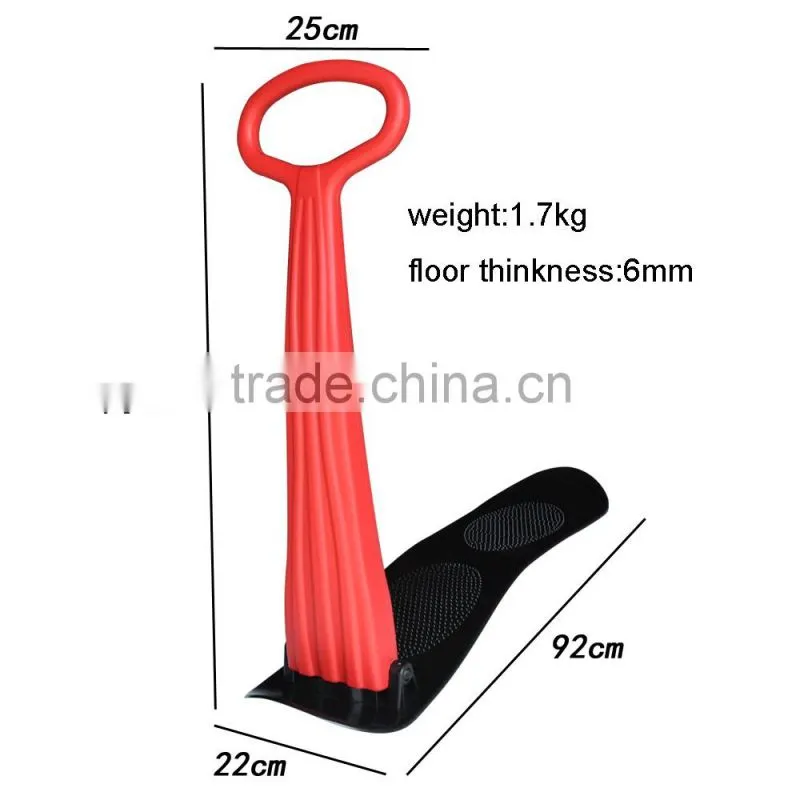Snow Sled Folding Snow Scooter Kids Winter Snow Slider 36 Inch Fold-up Snowboard Kick-Scooter for Snow Fold & Stow Snow Scooter