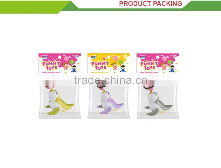 Hot selling kids play wind up set game plastic penguin toy