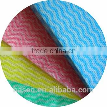 The latest popular wood pulp spunlace fabric use for industrial wipe and household wipes
