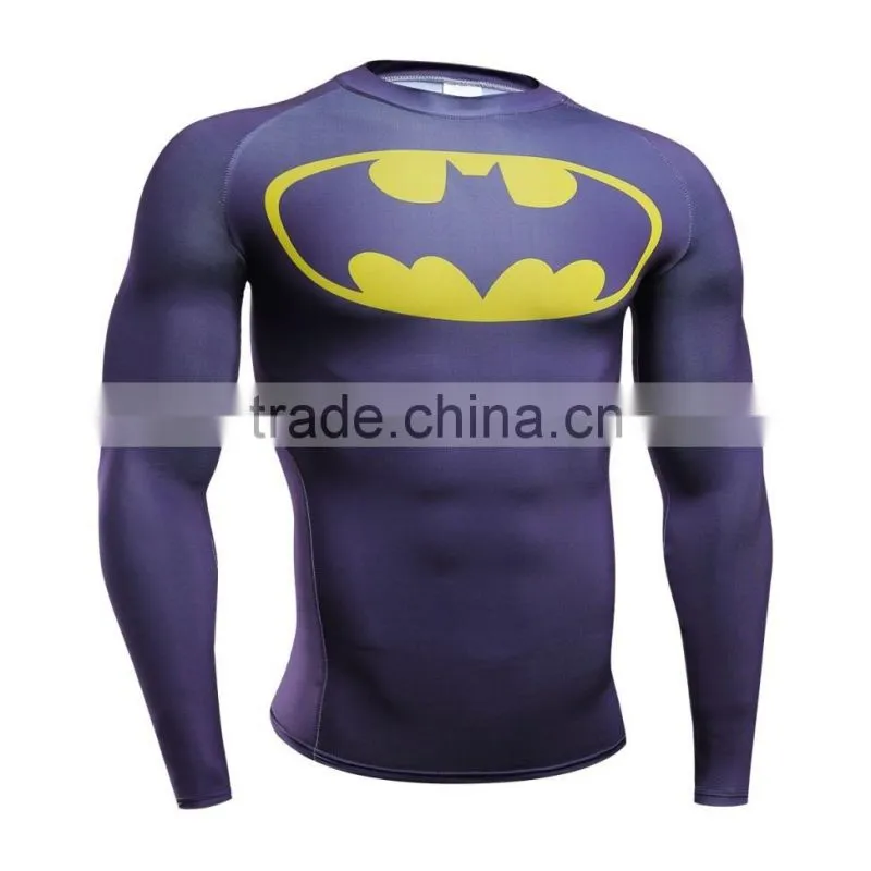 OEM service men sportswear gym tight fitness jogging high quality 2017 mens t shirts