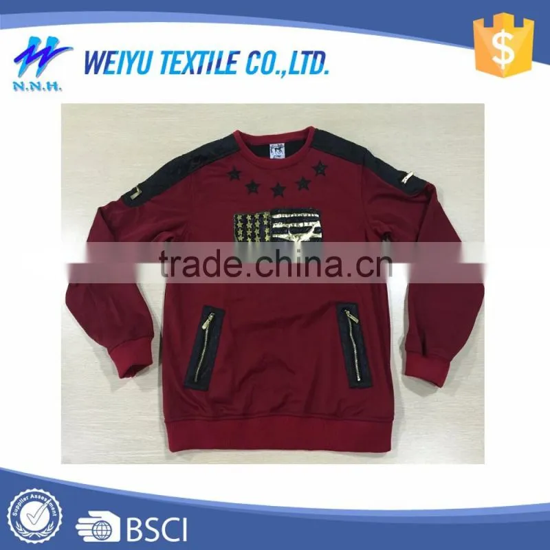 Wholesale fashion custom mens long sleeve t shirt