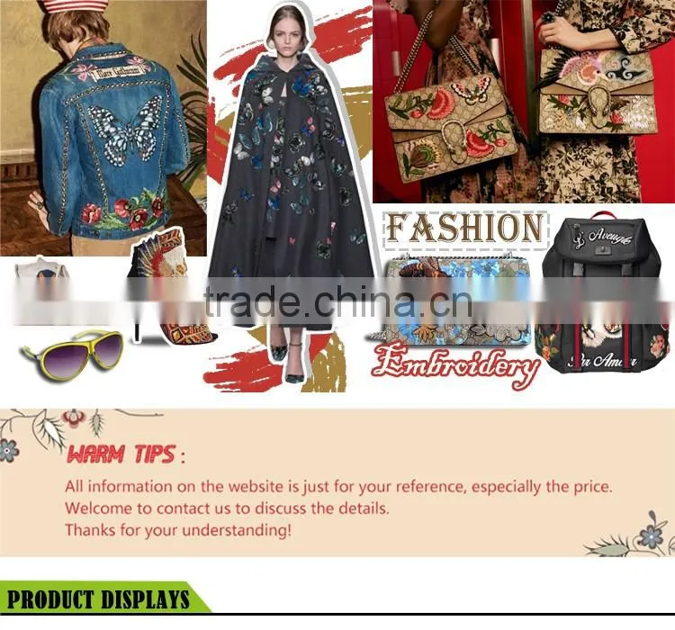 China professional supply Custom Embroidery brand patch for clothing