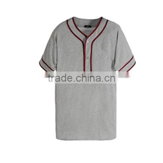 Cannda baseball buttons shirt baseball jersey wholesale for men