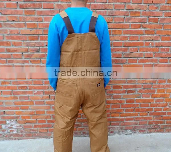 OEM Service High Quality Cheap mens canvas overalls pants wholesale