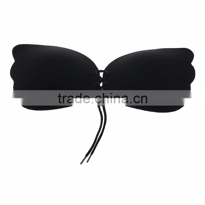 hot sales boutique adhesive push up seamless strapless invisible bra for ladies