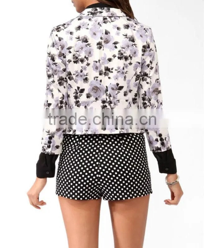 Floral Print Blazer